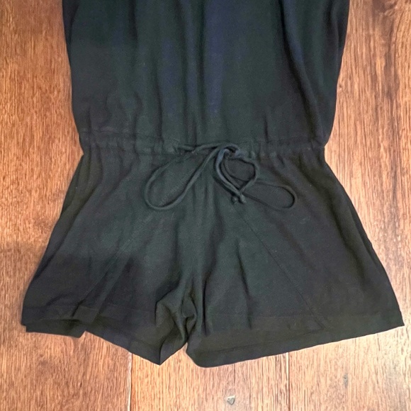 LNA SLEEVELESS ROMPER, SIZE US SMALL, BLACK - Picture 4 of 10